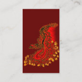中国ドラゴン入れ入れスタイル 名刺 (裏面)