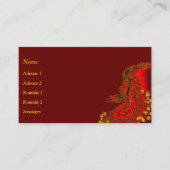 中国ドラゴン入れ入れスタイル 名刺 (正面)