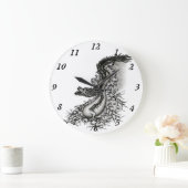 中国ドラゴン ラージ壁時計 (ホーム)