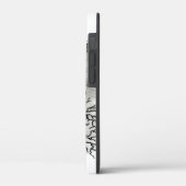 中国ドラゴン、黒と白のデザインでTattoostyl Case-Mate iPhoneケース (裏面 / 左)