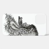 中国ドラゴン、黒と白のデザインでTattoostyl Case-Mate iPhoneケース (裏面 (横))