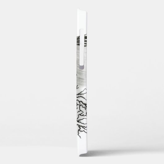 中国ドラゴン、黒と白のデザインでTattoostyl Case-Mate iPhoneケース (裏面 / 左)