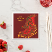 中国ドラゴン， 2024辰年 スタンダードカクテルナプキン (インサイチュ)