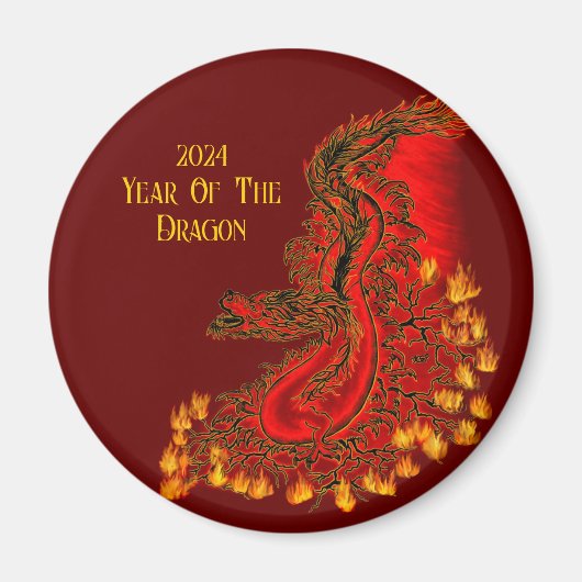 中国ドラゴン, 2024辰年 マグネット (正面)