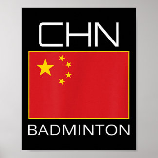 中国バドミントチームファンギフト中国のアスリートChn ポスター