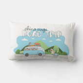 中国パグロードトリップランバーピロー ランバークッション (裏面)