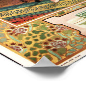 中国パルモリブ化粧品クリーム中国のヴィンテージ ポスター (角)