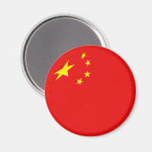 中国フィッシュアイ フラグ マグネット (正面/裏面)
