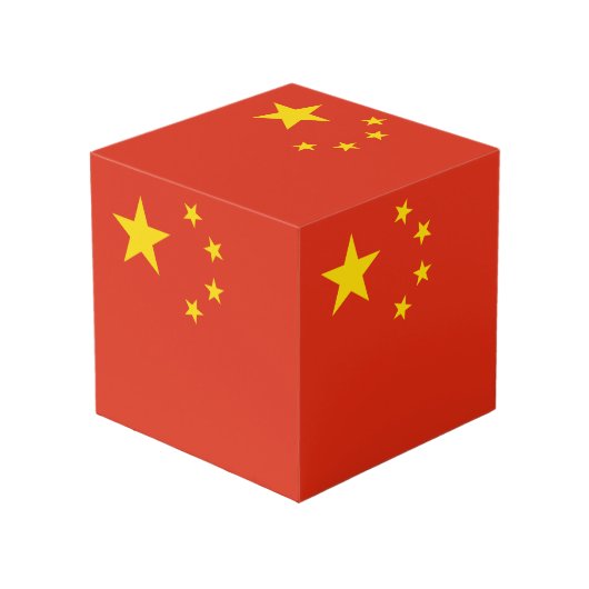 中国フラグ フォトキューブ (正面アングル)