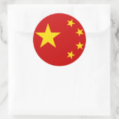 中国フラグ ラウンドシール (バッグ)