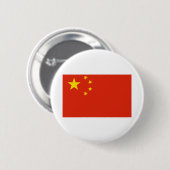 中国フラグ 缶バッジ (正面&裏面)