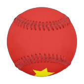 中国フラグ 野球ボール (裏面)