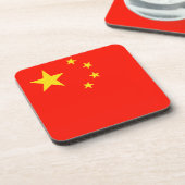 中国フラグ – 高品質 コースター (左側)