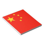 中国フラグ – 高品質 ノートパッド (アングル)