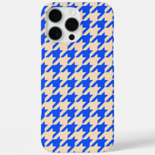 中国ブルー千鳥格子のサムスンギャラクシーS9ケース iPhone 16 PRO MAXケース