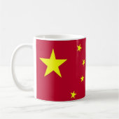 中国マグカップ国旗 コーヒーマグカップ (左)