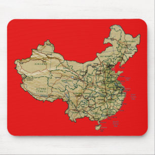中国マップマウスパッド マウスパッド
