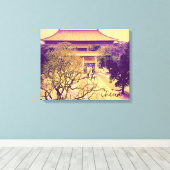 中国ミンサムズヴィンテージ旅行 キャンバスプリント (インサイチュ (ウッドフロア))