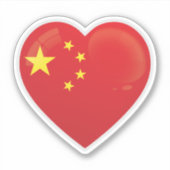 中国ラブアイコン シール (正面)