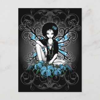 中国レトロリリーファンタジーはがき ポストカード