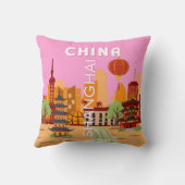 中国上海旅行アート クッション (裏面)