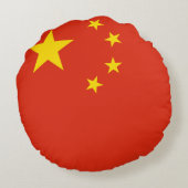 中国中国の旗 ラウンドクッション (裏面)