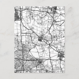 中国亳州市地図 ポストカード