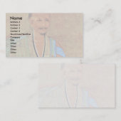 中国人のChanの僧侶Wuzhunのポートレート 名刺 (正面/裏面)