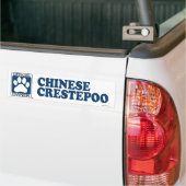 中国人のCrestepooの青 バンパーステッカー (トラック上)