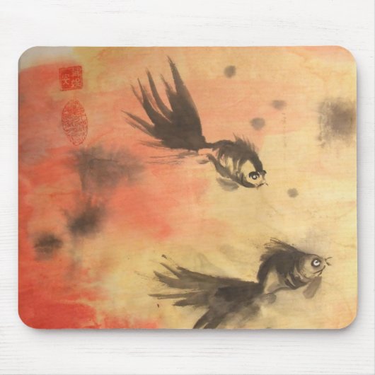 中国人のGolfishのマウスパッド マウスパッド (正面)