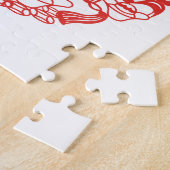 中国人のPapercutのオンドリ年2017のパズル ジグソーパズル (側面)