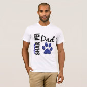 中国人のShar Peiのパパ2 Tシャツ (正面フル)
