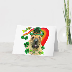 中国人のShar-pei St. Pattys カード