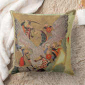 中国人を戦っているGenghis Khan (c.1162-1227) クッション (ブランケット)