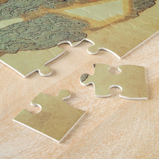 中国人を戦っているGenghis Khan (c.1162-1227) ジグソーパズル (側面)