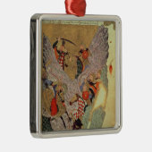 中国人を戦っているGenghis Khan (c.1162-1227) メタルオーナメント (右)