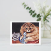 中国人形の猫 ポストカード (スタンド正面)