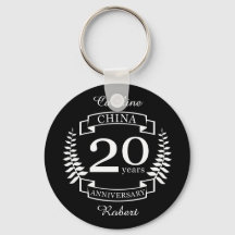 中国伝統的結婚記念日20年