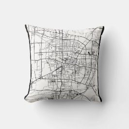 中国保定市地図 クッション