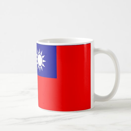 "中国共和国(台湾)国旗Mug - 誇りを持った Natio コーヒーマグカップ (右)