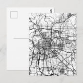 中国北京地図 ポストカード (正面/裏面)
