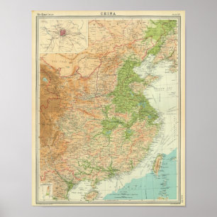 中国北京地域 ポスター