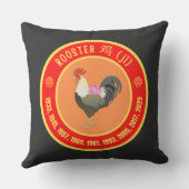 中国占星術の酉年 クッション (裏面)