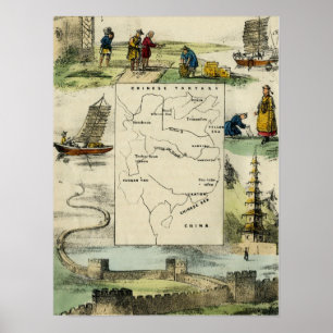 中国及び中国人c1840 ポスター
