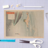 中国反対運動の話題の喚起 薄葉紙 (クラフト)