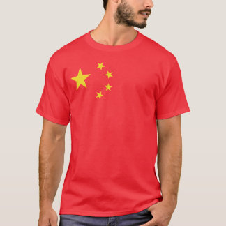 中国国旗が愛国的中国のな新年 Tシャツ