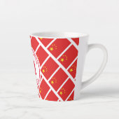 中国国旗のカスタマイズ可中国の能 カフェラテマグ (右)