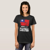 中国国旗中国ののティー Tシャツ (正面フル)