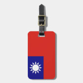 中国国旗 ラゲッジタグ (正面縦)