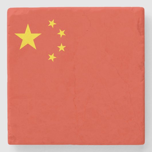 中国国旗 (中国) ストーンコースター (正面)